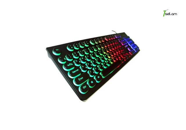 Խաղային RGB ստեղնաշար Gembird KB240L игровая клавиатура gaming keyboard