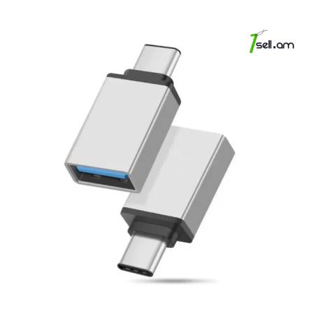 Type-C OTG USB 3.0 ադապտեր Переходник OTG Type-C - USB 3.0 для смартфона и macbook Connector