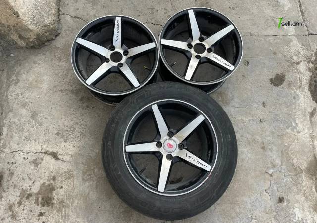 GGG. Vossen R15 1 հատ 4x100 անվահեծ հատով