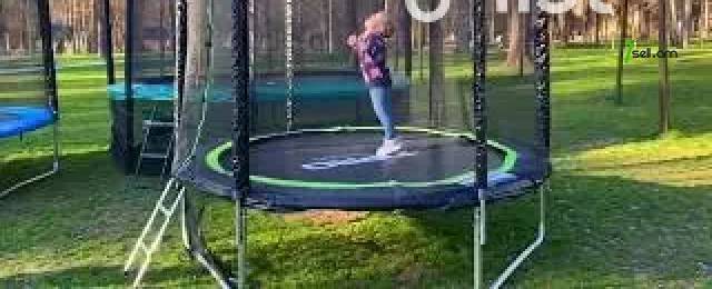 Батут Բատուտ trampoline Սպորտային բատուտ անվտանգության ցանցով, տրամագիծը 1.83սմ