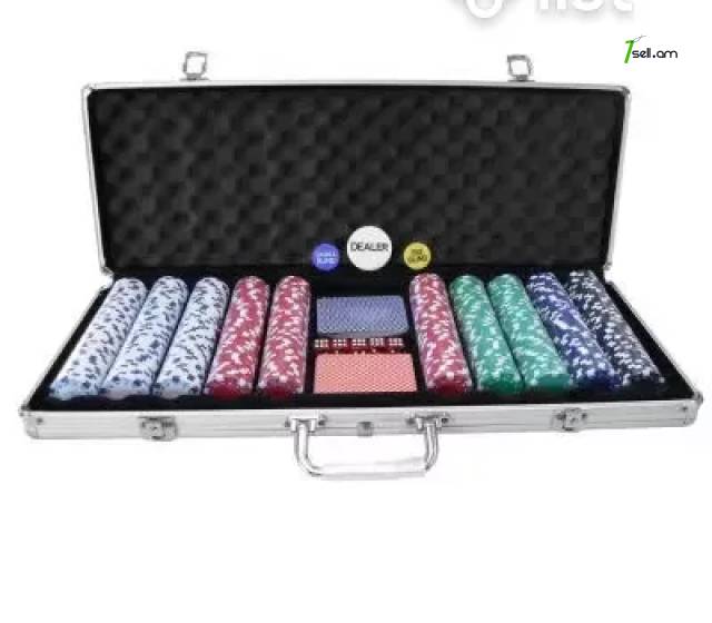 Փոկեռի ֆիշկա ալյումինի դիպլոմատով, poker chip