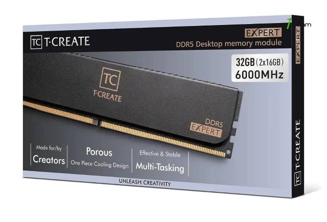 Լիովին նոր Օպերատիվ հիշողություն RAM Team T-CREATE EXPERT 32GB (2 x 16GB) DDR5 6000 (PC5 48000)