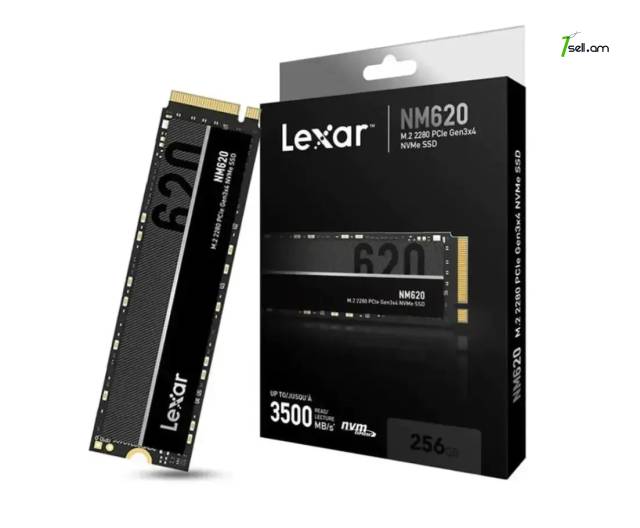 Նոր Lexar NM620 M2 2280 NVMe 256Gb SSD / TLC 3D NAND / Երաշխիքով
