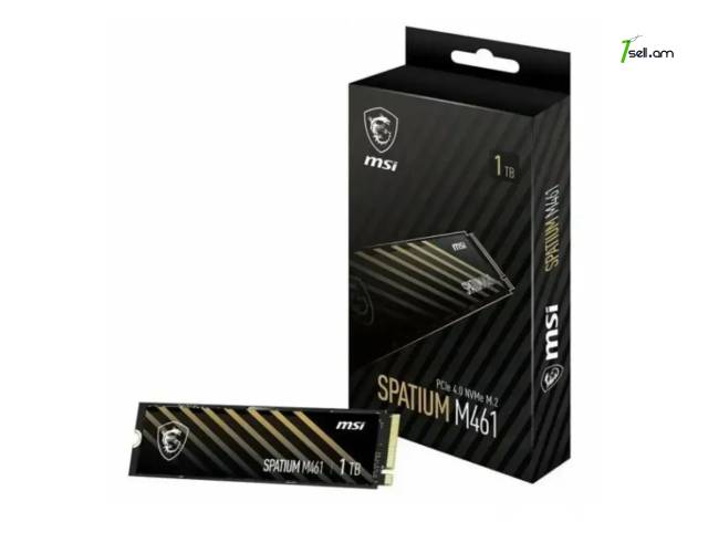 Նոր SSD M.2 NVMe 1 Tb MSI Spatium M461 [S78-440L1D0-P83] PCIe 4.0 / Երաշխիքով