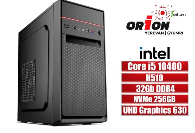 OFFICE PC 10-սերնդի համակարգիչ Core i5 10400 / H510 / DDR4 32Gb RAM / M.2 NVMe 256 Gb SSD / Երաշխիքով