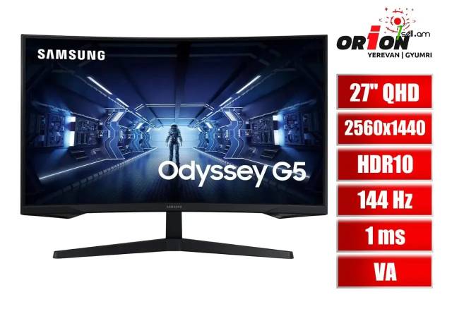 VA LED GAMING Monitor 27 inch Samsung Odyssey G54T Curved / Խաղային մոնիտոր 27 դույմ 144Hz 2K