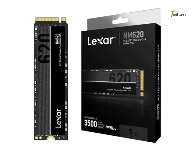 Նոր NVMe 1Tb SSD Lexar NM620 M2 2280 / TLC 3D NAND / Երաշխիքով