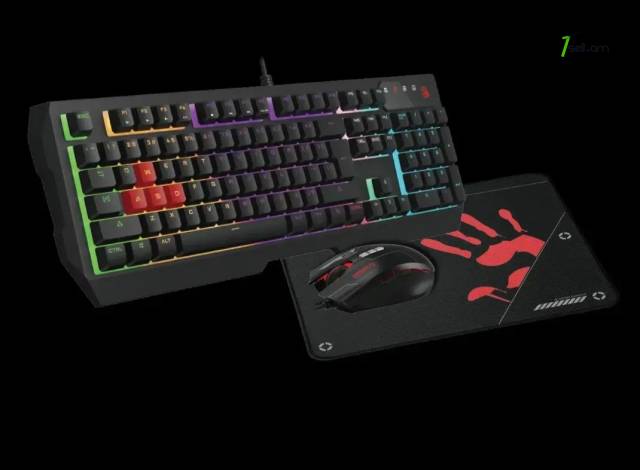 Խաղային հավաքածու A4Tech Bloody B1700 Keyboard + Mouse + Mouse Pad