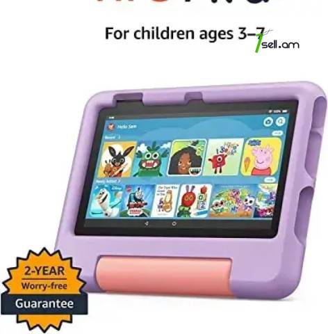 Планшет Amazon FIRE 7 kids 3 + 2022 year purple * SMARTBOX *