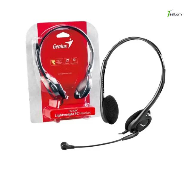 Компьютерная гарнитура с микрофоном Genius HS-200C * SMARTBOX *