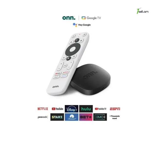Tv box Onn 4K smart tv box made for USA երաշխիք