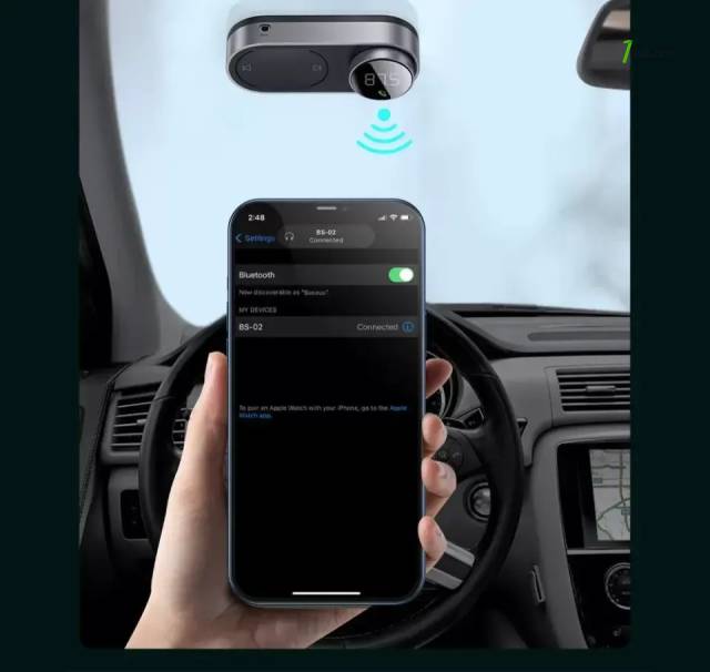 Солнечный автомобильный беспроводной MP3-плеер BASEUS Solar Car wireless MP3 Player * SMARTBOX *