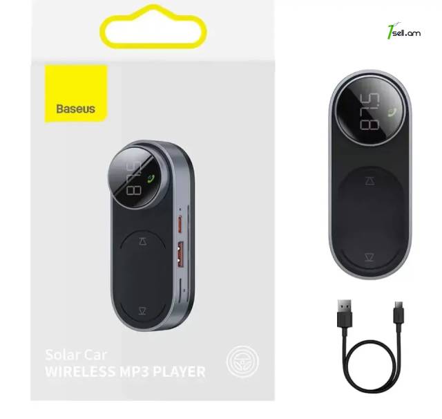 Солнечный автомобильный беспроводной MP3-плеер BASEUS Solar Car wireless MP3 Player * SMARTBOX *