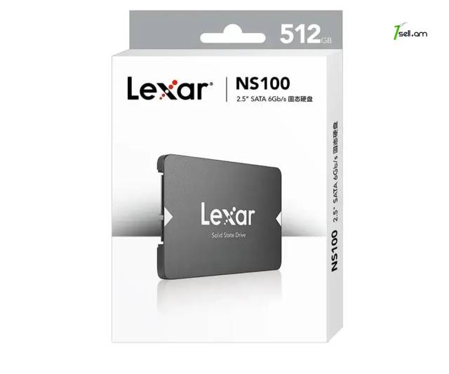 Նոր SSD 512 Gb Lexar NS100 2,5" 512GB SATA3 NAND [LNS100-512RB] / Երաշխիքով
