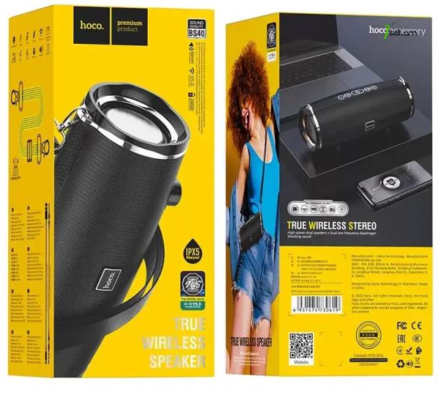 Портативная колонка bluetooth HOCO BS40 * SMARTBOX *