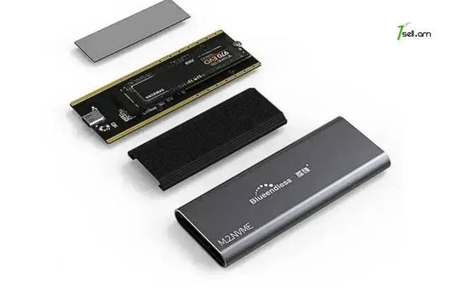 Նոր Portable External Enclosure M2 SSD BOX NVMe M.2 SSD BlueEndless M280N USB 3.1