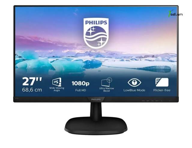 Frameless IPS LED Monitor 27 inch Philips 273V7QDSB/00 / մոնիտոր 27 դույմ FULL HD