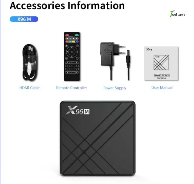 TV box X96M android 11 Amlogic 4Gb/64GB * SMARTBOX *