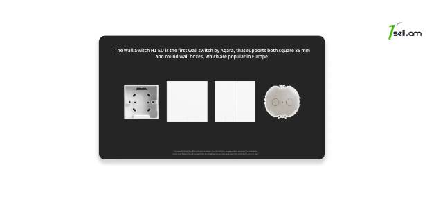 Խելացի անջատիչներ выключатель AQARA Smart wall switch H1 * SMARTBOX *