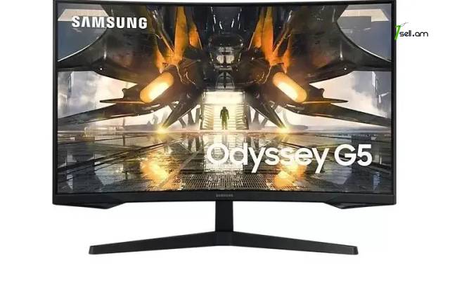 VA LED GAMING Monitor 32 inch Samsung Odyssey G5 Curved / Խաղային մոնիտոր 32 դույմ 144Hz 2K