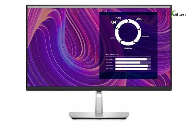 Frameless Professional IPS LED Monitor 24 inch Dell P2423D / մոնիտոր 24 դույմ 2K