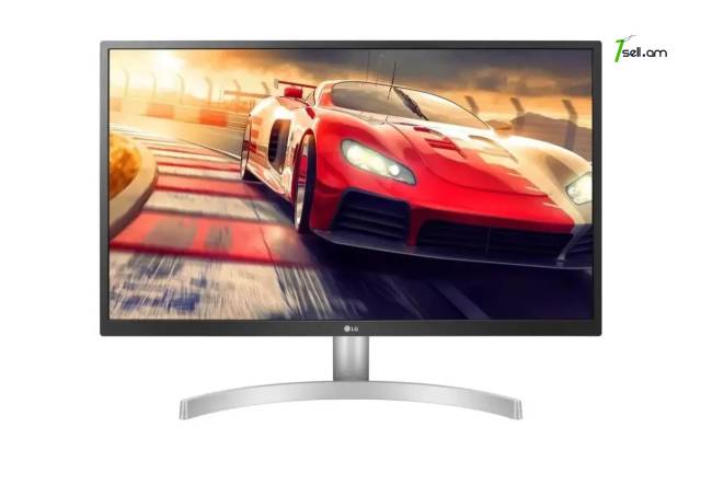 Frameless IPS LED Monitor 27 inch LG 27UL550-W / մոնիտոր 27 դույմ 4K
