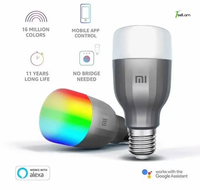 Xiaomi умная лампочка RGB Mi Smart LED Bulb Essential (MJDPL01YL)
