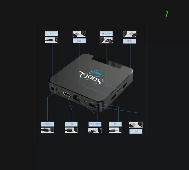 Smart tv box s96q max h618 4gb 32gb android 12.0 os * SMARTBOX *