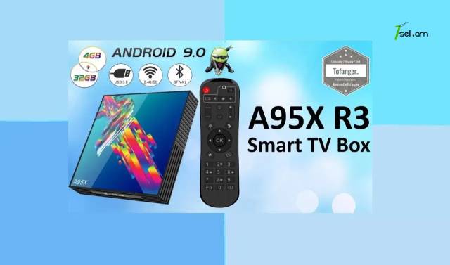 TV box a95x r3 rk3318 9.0 4gb + 32gb * SMARTBOX *