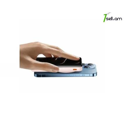 Внешний аккумулятор Baseus Magnetic Bracket Wireless Fast Charge Power Bank 10mAh 20W Pink MagSafe * SMARTBOX