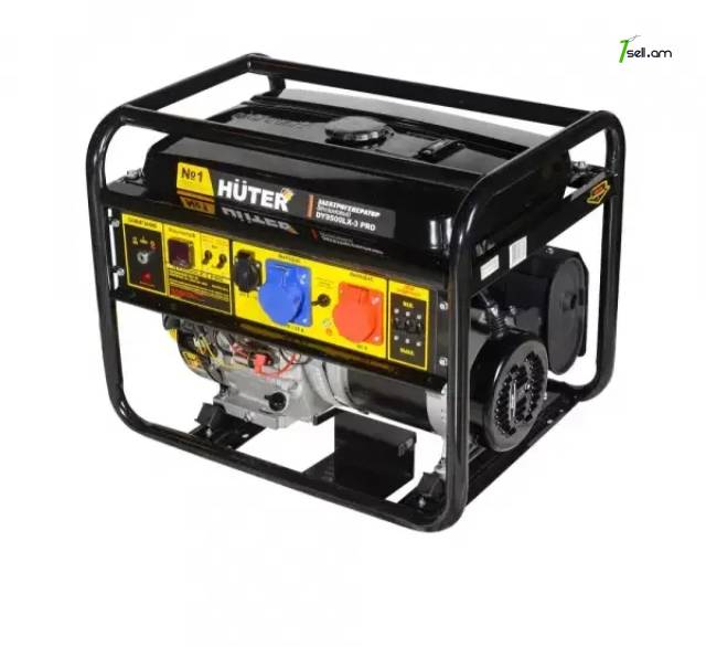 Dvijok Электрогенератор DY9500LX-3 PRO-электростартер (380В/220В) Huter