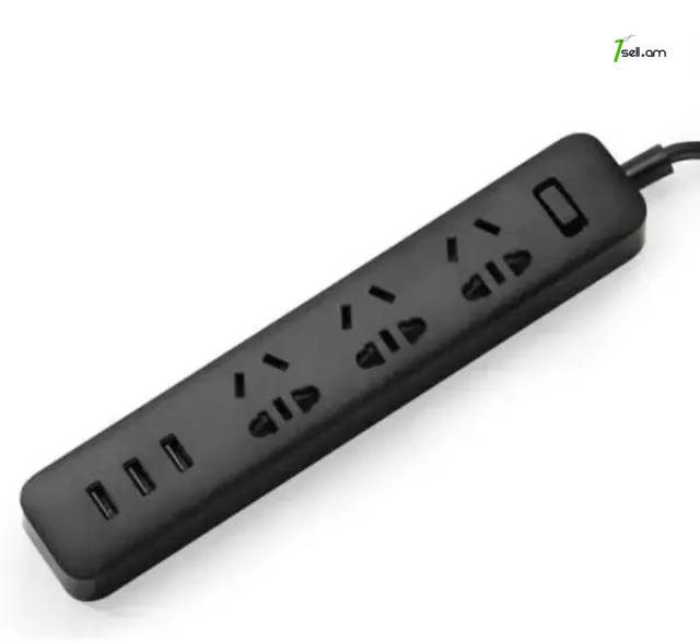 Удлинитель Xiaomi Mi Power Strip 3 Sockets Black * SMARTBOX *