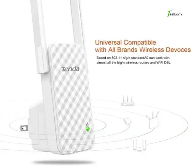Репитер Wi-Fi Tenda A9 300 Мб * SMARTBOX *