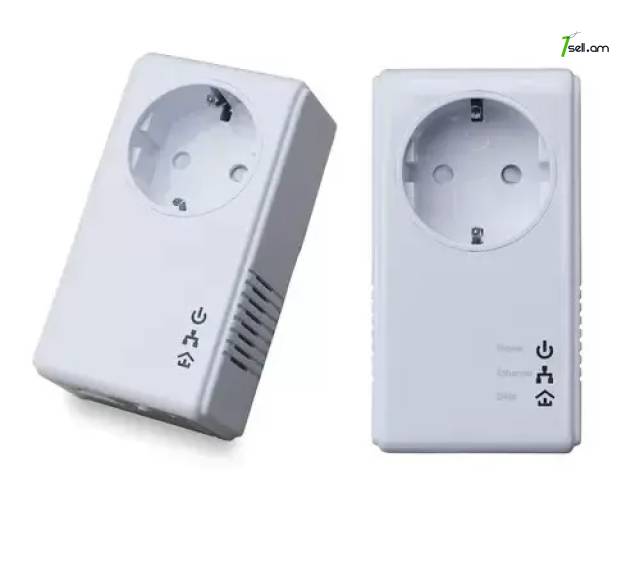 Powerline МТС PLC-мост QPLA-200v.2p rev.2 (интернет по электросети) * SMARTBOX *