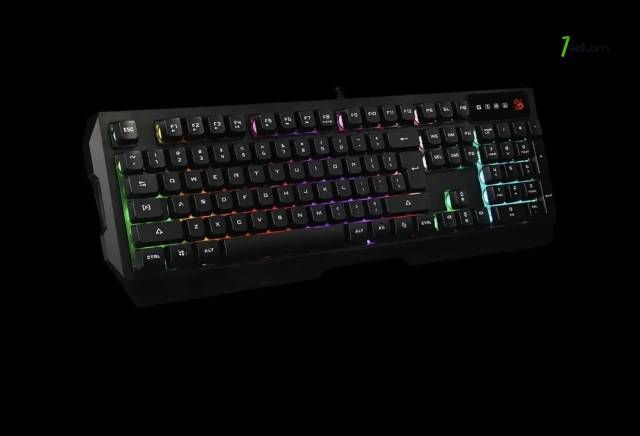 Խաղային ստեղնաշար A4Tech Bloody Q135 Neon RGB Black USB Keyboard