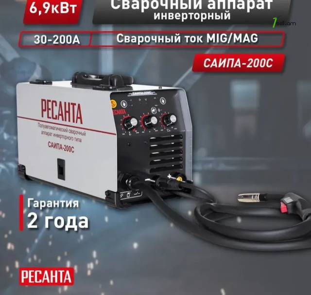 Resanta Ресанта САИПА-200C (MIG/MAG) Сварочный полуавтомат