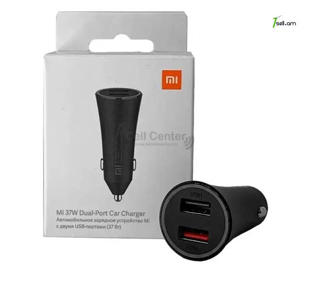 Зарядка Xiaomi Mi Dual-Port Car Charger 37 W * SMARTBOX *