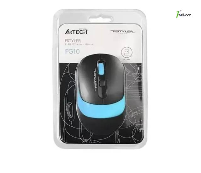 Անլար մկնիկ USB Mouse A4Tech Fstyler FG10 Comfort Mouse Wireless