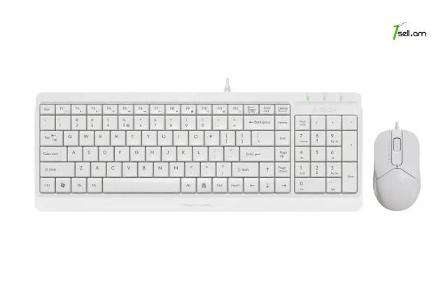 Ստեղնաշար + մկնիկ USB A4Tech Fstyler F1512 Сombo Keyboard + Mouse
