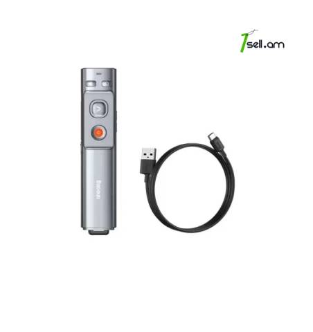 Ցուցափայտ լազերային 100m Baseus Wireless Presenter Orange Dot Лазерная указка 100m with USB * SMARTBOX *