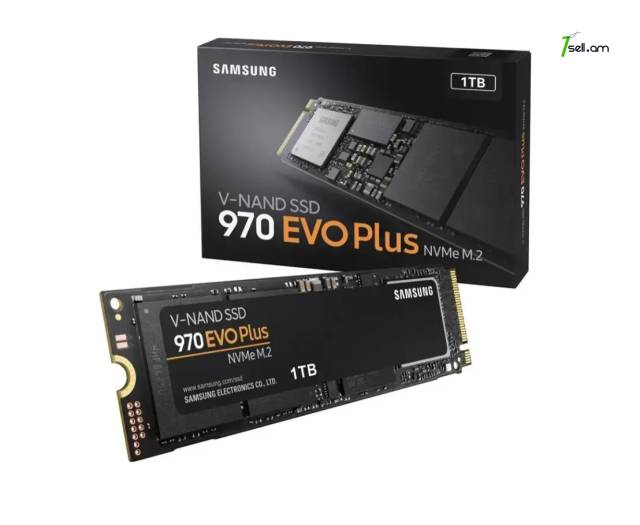 Նոր M2 NVMe SSD 1Tb Samsung 970 EVO Plus [MZ-V7S1T0BW] / Երաշխիքով