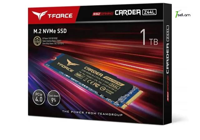 Նոր SSD 1 Tb TeamGroup T-FORCE Cardea Z44L SSD NVMe 1TB Graphene Heatsink / Երաշխիքով