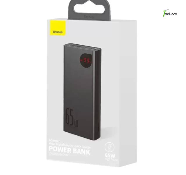 Power bank Baseus Adaman Metal 10,000mAh 22,5 W Black * SMARTBOX *