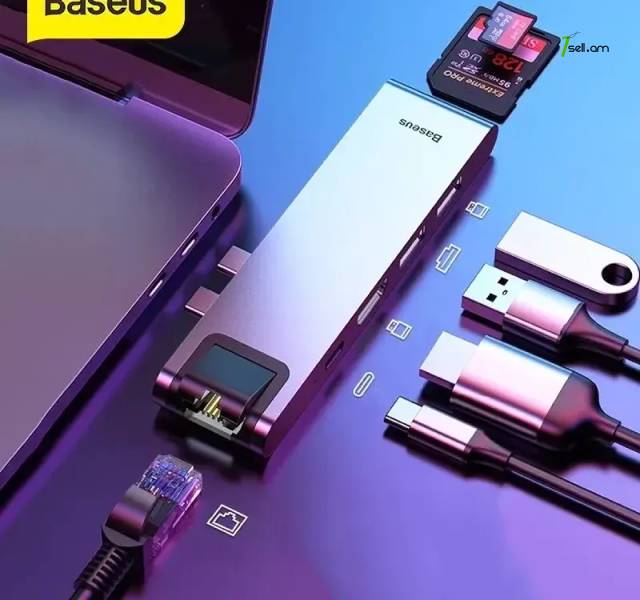 Apple Macbook HUB Baseus thunderbolt C + Pro