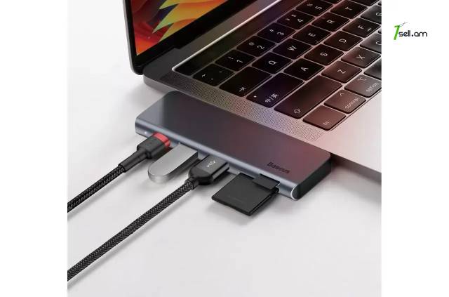 Baseus Harmonica 5 in 1 HUB Adapter UCN3266 * SMARTBOX *