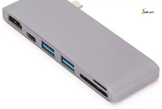 HUB 6 port type-c hd 4k card reader & hub * SMARTBOX *