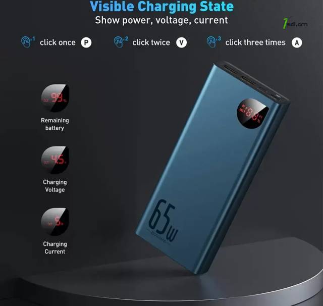 Baseus Adaman Power Bank 65W 20,000mAh