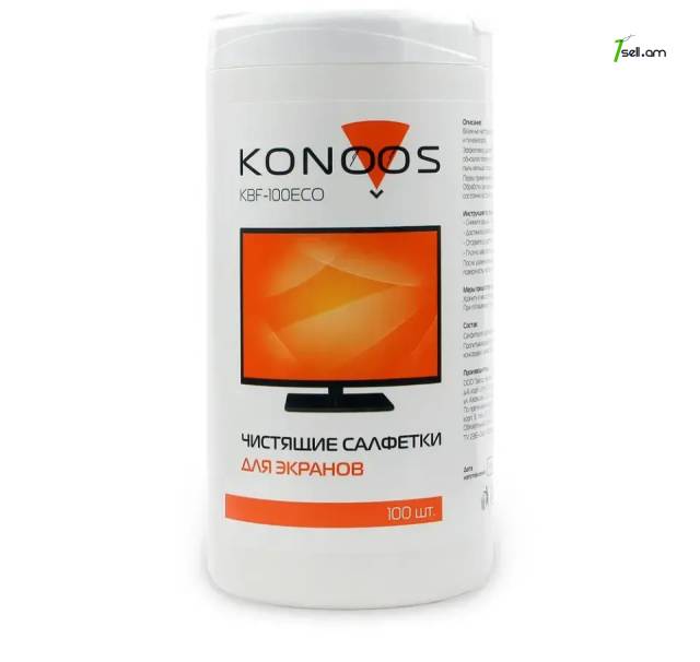 Салфетки для ЖК-экранов Konoos KBF-100ECO