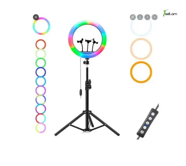 Кольцевая лампа Լամպ Lamp RGB 350 LED