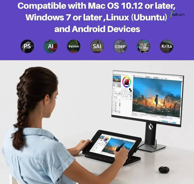 Գրաֆիկական պլանշետ HUION KAMVAS 12 model: GS1161